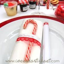 serviette thème gourmandise