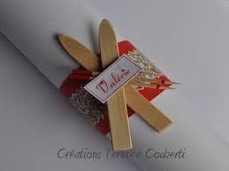 serviette thème gourmandise