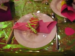 serviette thème gourmandise