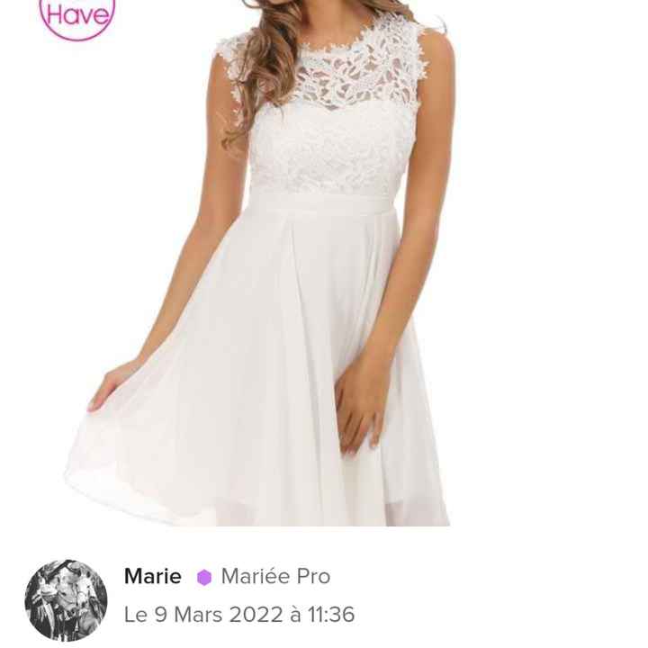 Tenue lendemain de mariage - 1