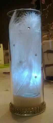 Vase table des invités DIY