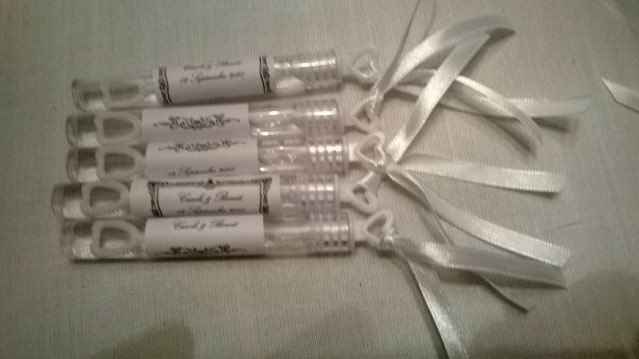 Batonnets de bulles de savons décorés