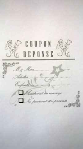 Coupon réponse