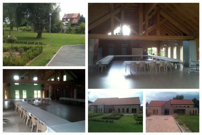 Notre salle avec parc extérieur