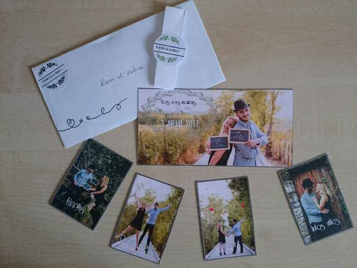 Faire part fini et envoyer !!! - 2