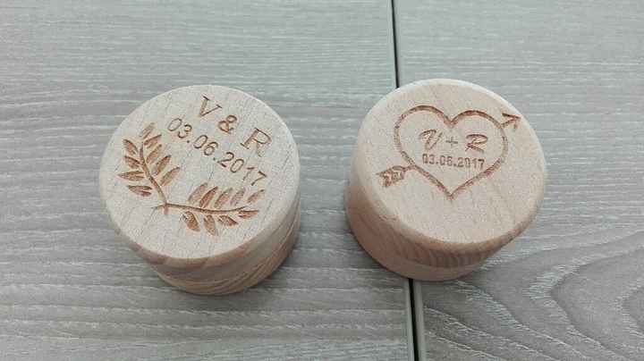 Boîte alliance reçu et n° table fini!!!! - 2