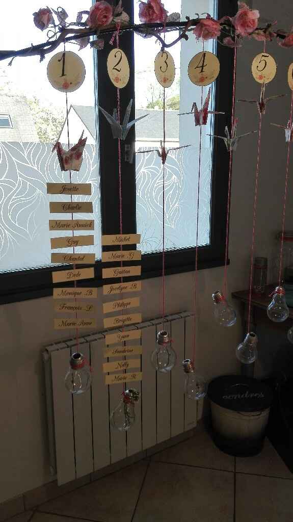 Plan de table origami - 1