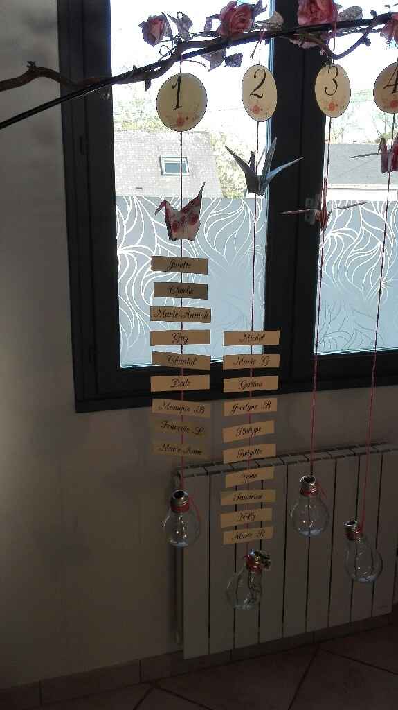 Plan de table origami - 2