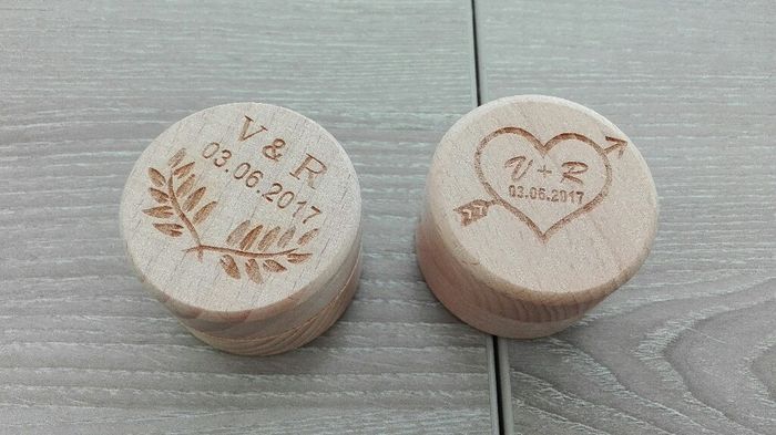 Boîte alliance reçu et n° table fini!!!! - 2