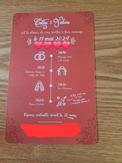 Mariage dans deux mois ! Nos avancées 2