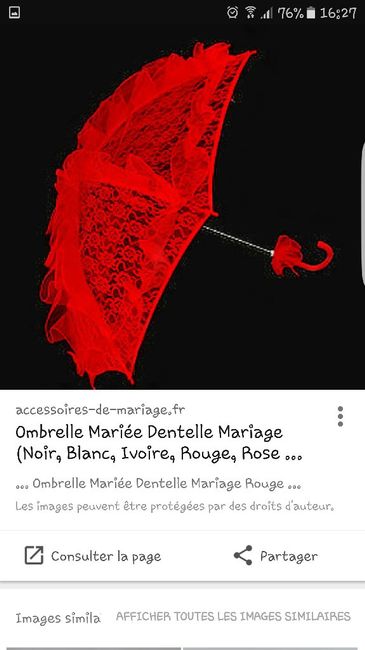 Ombrelle rouge 😁 - 2