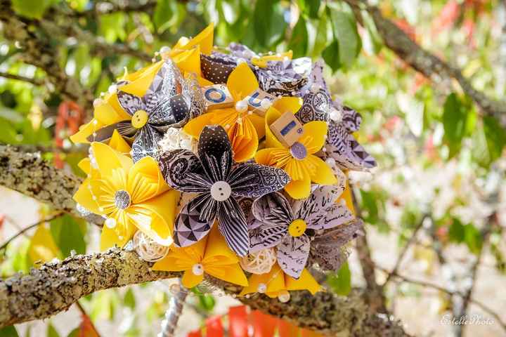 bouquet origami fini