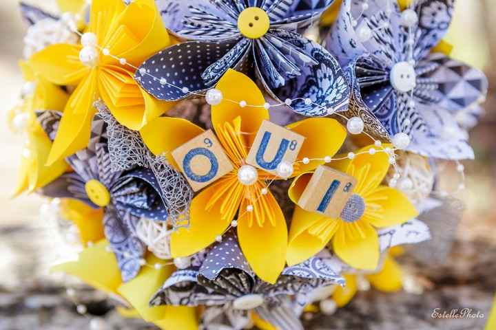 bouquet origami fini