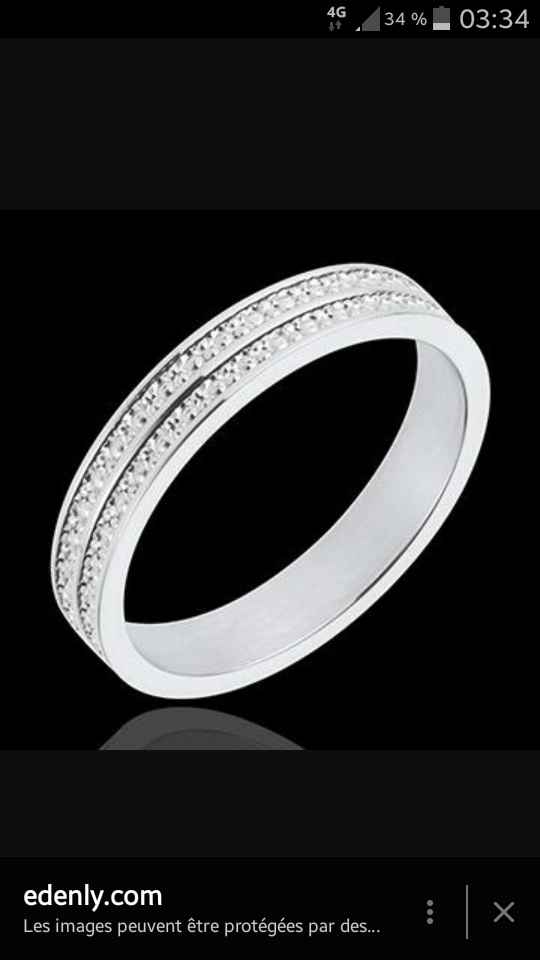 Bague de fiancaille et alliance - 2