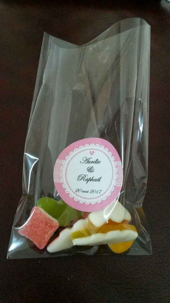 Sachets et autocollants pour mon candy bar - 2