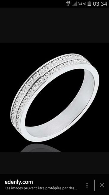Bague de fiancaille et alliance - 2