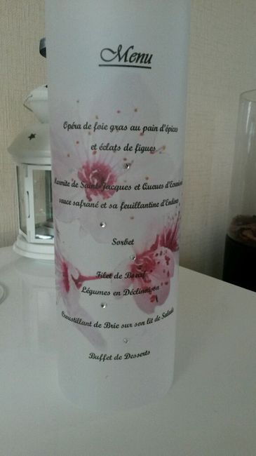 Menu photophore collage ou ruban ? - 1