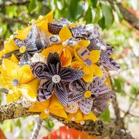 bouquet origami fini