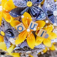 bouquet origami fini