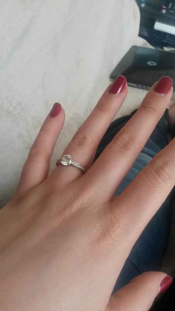 Bague de fiançaille !