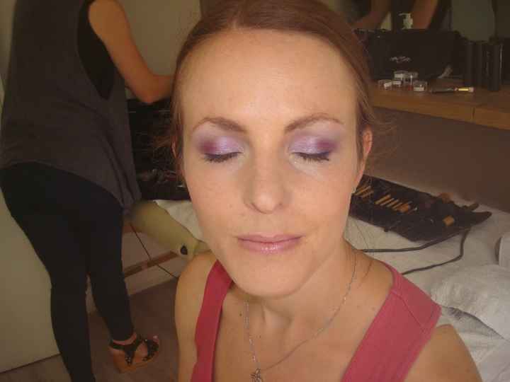 2ème maquillage yeux fermés