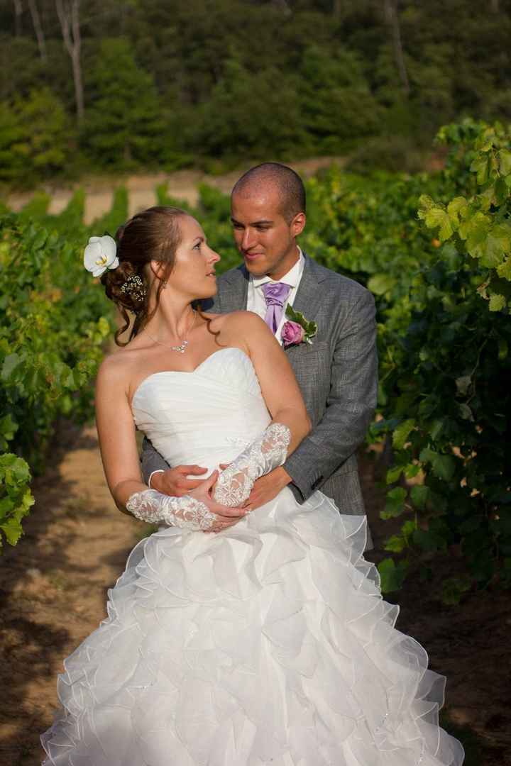 photo de couple dans le domaine