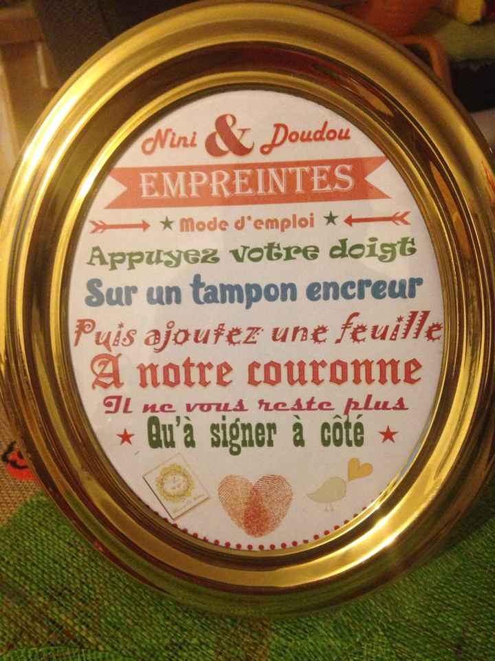 Instructions arbre à empreintes - 1