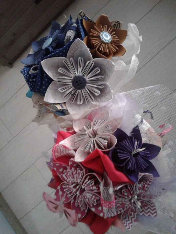 Bouquet origami