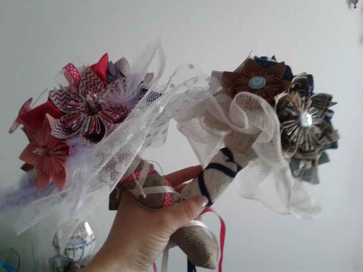 Bouquet origami