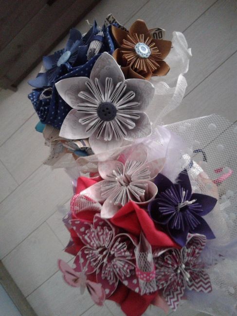Bouquet origami