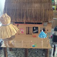 Urne paillote polynésienne - 1