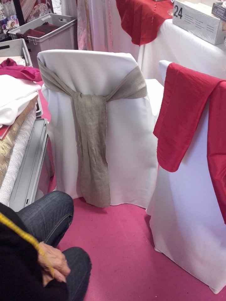 noeud en lin que l'on laisse tomber