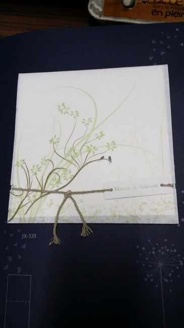 faire part ref JX 535