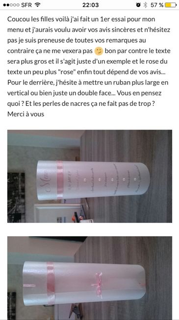 Papeterie (marques places, menu ...) - 1