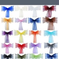 Happy noeuds de chaises organza - 2