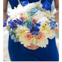 Mariage aux couleurs : bleu marine et corail - 1