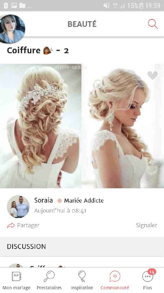 Coiffure mariage - 1
