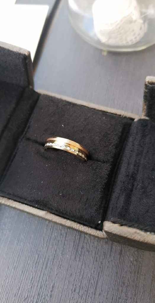 Réception de mon alliance..... Heureuse - 1