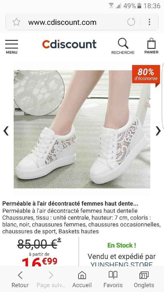 Chaussures introuvables - 1