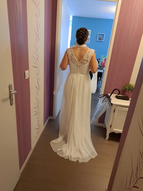 Premier essayage des robes. - 2