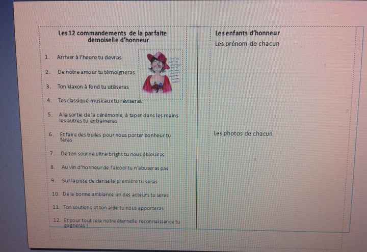 guide parfait témoin