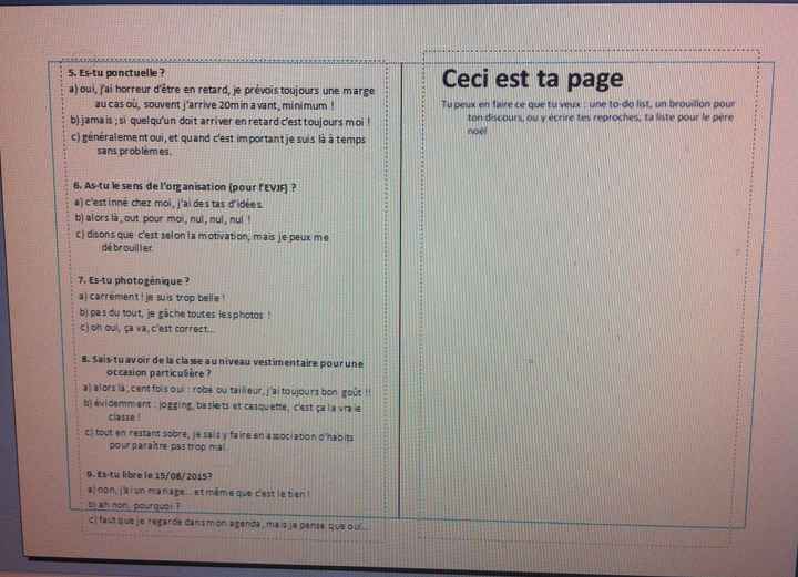 guide parfait témoin