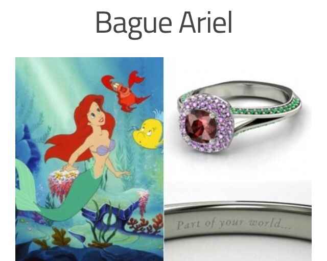 Des bagues inspirées des princesses disney - 1