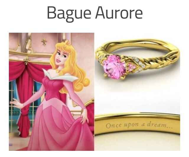 Des bagues inspirées des princesses disney - 2