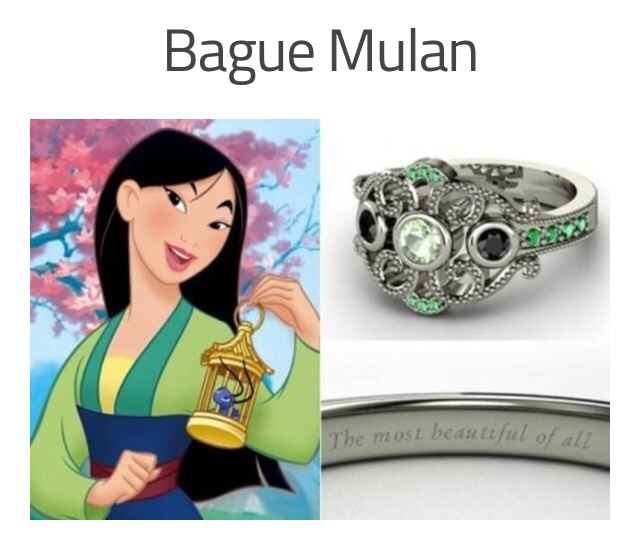 Des bagues inspirées des princesses disney - 3