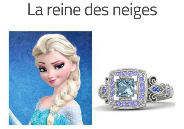 Des bagues inspirées des princesses disney - 13
