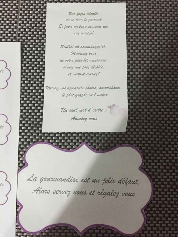 Etiquettes candy bar - 1