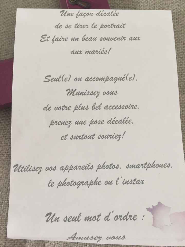 Fiche explicative polaroïd - 1