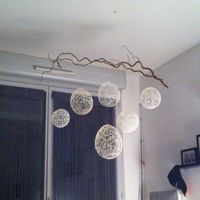 Tutorial diy : boules de fils pour suspension - 1