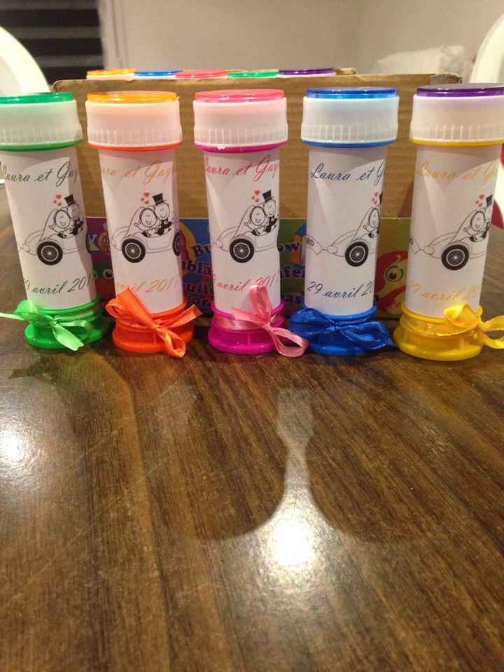 Bulles pour la sortie d'église personnalisées - 1